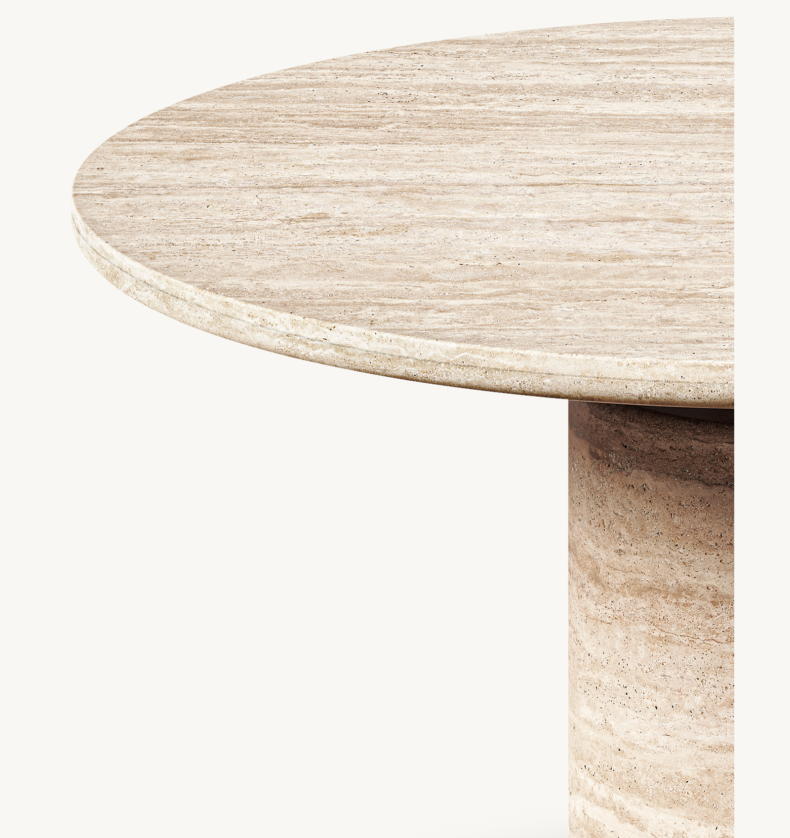 Pontia Bistro Masa — İtalyan Classico Travertine · Ayrıntı 1