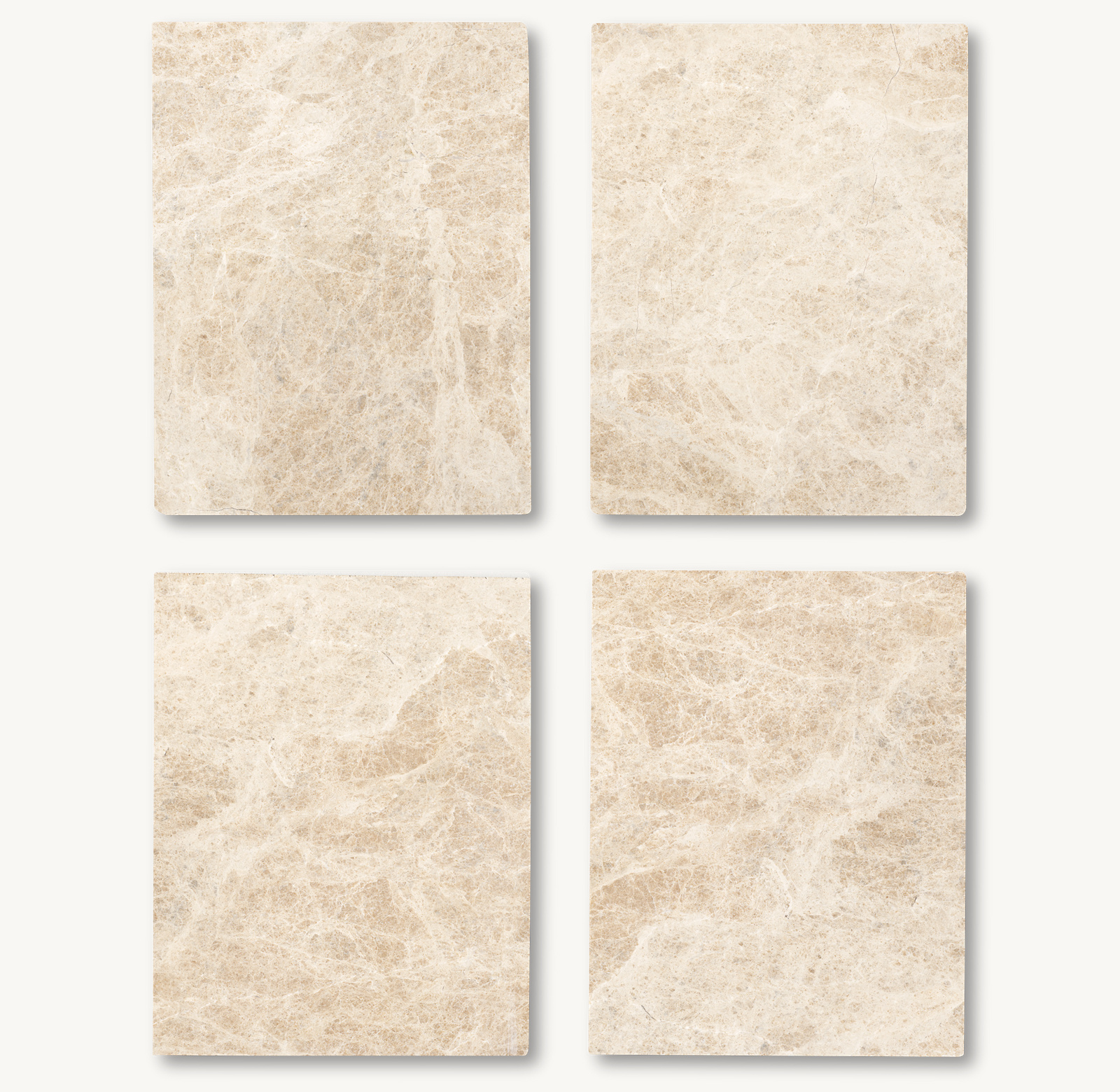Lapis 2 Kapılı Büfe — Açık Fırçalı Meşe/ Krem Emperador Mermer · Ayrıntı 6