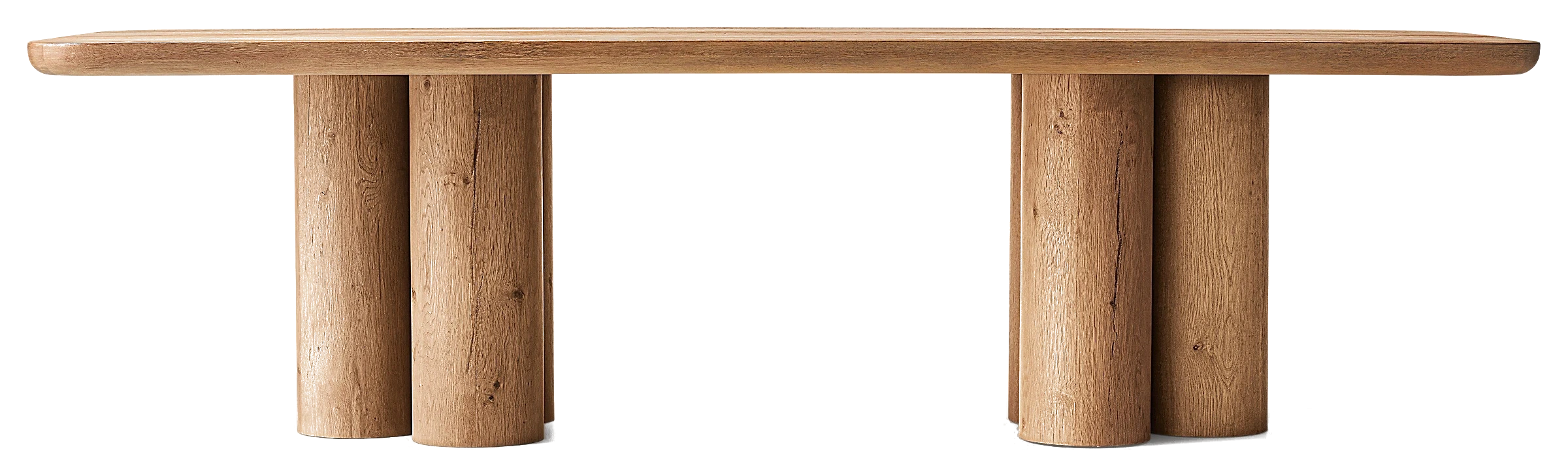 Nord Dikdörtgen Masa — Eskitilmiş Doğal Meşe